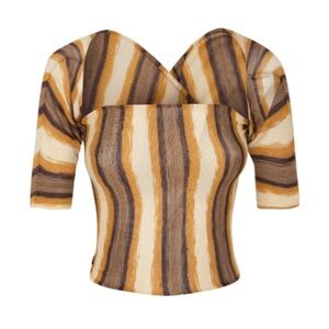 Giamguas gizzo sweater wrap top, worn once, viscose